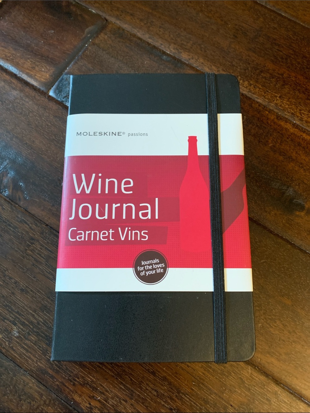Moleskine Black Wine Journal Notebook Never Used!